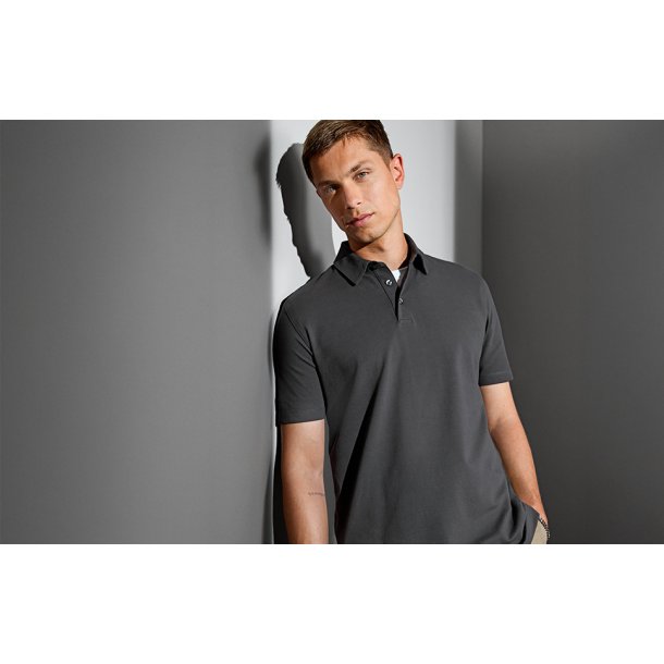 ID S522 SEVEN SEAS Polo shirt  organic Silver grey