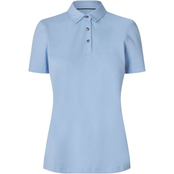 ID S523 SEVEN SEAS Polo shirt  organic  dame Lys bl�