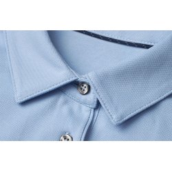 ID S523 SEVEN SEAS Polo shirt  organic  dame Lys bl�