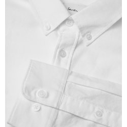 ID S61 SEVEN SEAS Oxford  slim Hvid