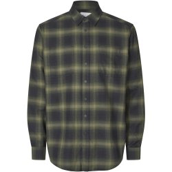 ID S64 SEVEN SEAS Flannel  unisex Oliven