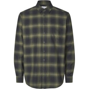 ID S64 SEVEN SEAS Flannel  unisex Oliven
