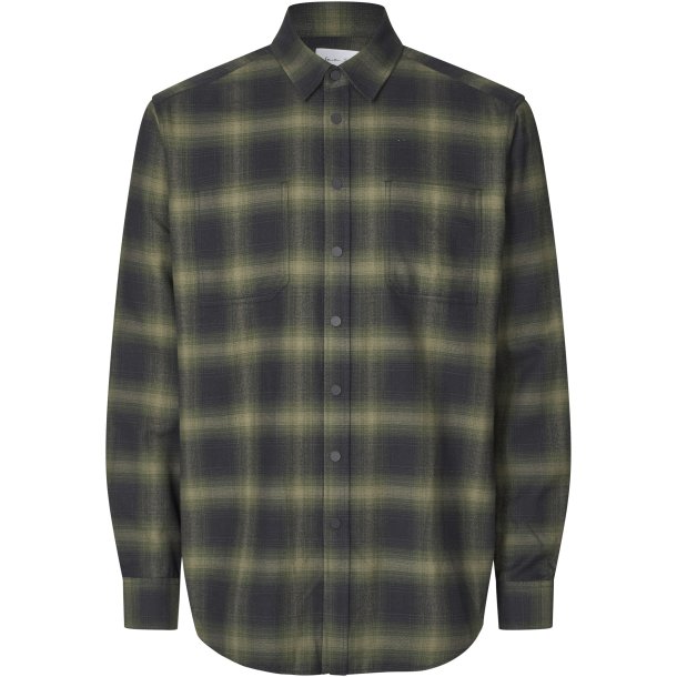 ID S64 SEVEN SEAS Flannel  unisex Oliven
