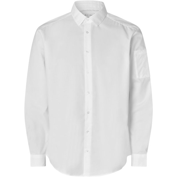 ID S66 SEVEN SEAS Poplin  stretch Hvid