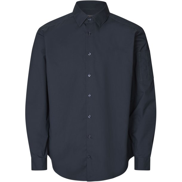 ID S66 SEVEN SEAS Poplin  stretch Navy