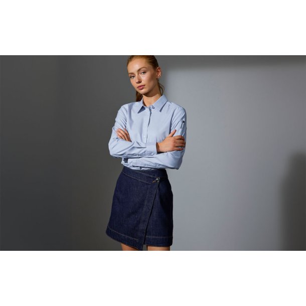 ID S67 SEVEN SEAS Poplin  stretch  dame Lys bl