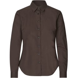 ID S67 SEVEN SEAS Poplin  stretch  dame Mocca
