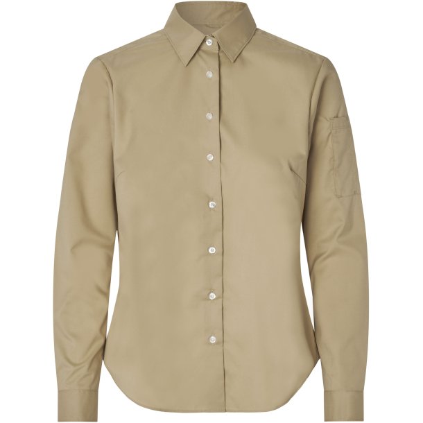 ID S67 SEVEN SEAS Poplin  stretch  dame Sand