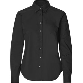 ID S67 SEVEN SEAS Poplin  stretch  dame Sort