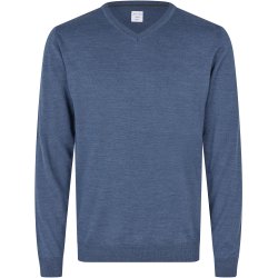 ID S670 SEVEN SEAS The knit  v-neck Blå melange