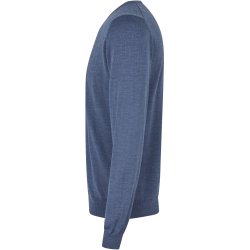 ID S670 SEVEN SEAS The knit  v-neck Blå melange
