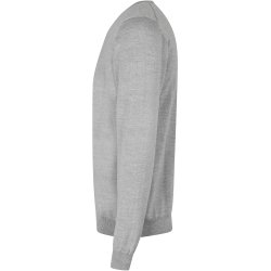 ID S670 SEVEN SEAS The knit  v-neck Lys grå melange
