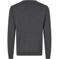 ID S670 SEVEN SEAS The knit  v-neck Mørk grå melange