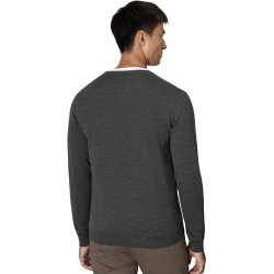 ID S670 SEVEN SEAS The knit  v-neck Mørk grå melange