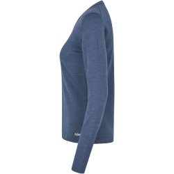 ID S671 SEVEN SEAS The knit  v-neck  dame Blå melange