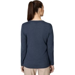 ID S671 SEVEN SEAS The knit  v-neck  dame Blå melange