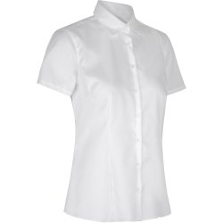 ID S721 SEVEN SEAS Fine Twill  modern  s/s  dame Hvid