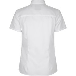 ID S721 SEVEN SEAS Fine Twill  modern  s/s  dame Hvid