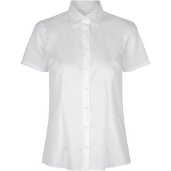 ID S721 SEVEN SEAS Fine Twill  modern  s/s  dame Hvid