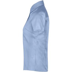 ID S721 SEVEN SEAS Fine Twill  modern  s/s  dame Lys blå