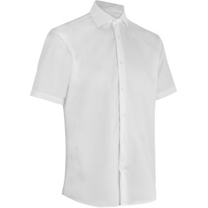 ID SS254 SEVEN SEAS Fine Twill  modern  s/s Hvid