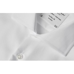 ID SS254 SEVEN SEAS Fine Twill  modern  s/s Hvid