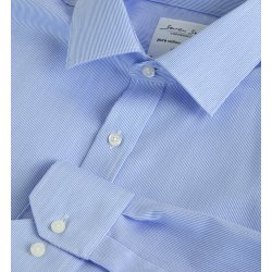 ID SS37 SEVEN SEAS Fine Twill California  slim Lys bl