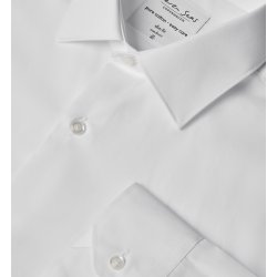 ID SS402 SEVEN SEAS Poplin  slim Hvid