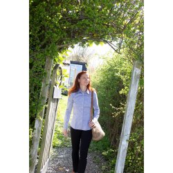 ID SS720 SEVEN SEAS Fine Twill  modern  dame Lys bl