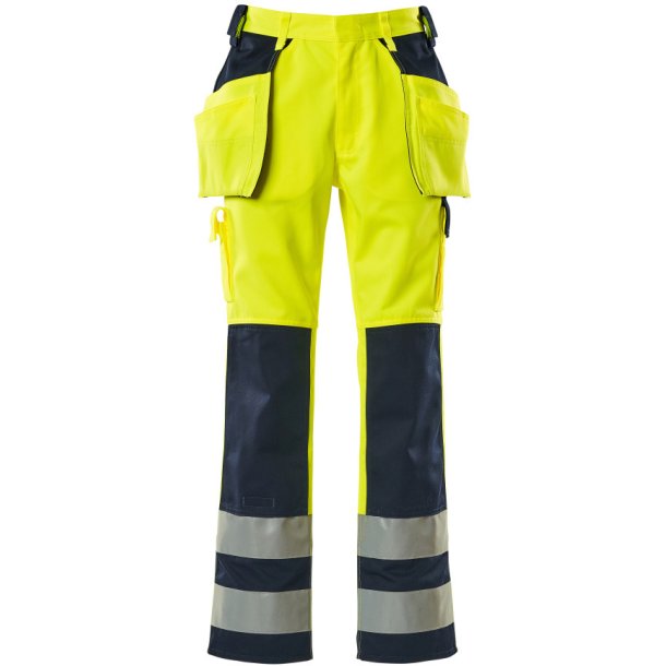 MASCOT Bukser med hngelommer Hi-Vis Gul/Marine 09131-470-171