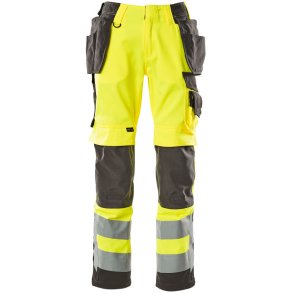 MASCOT® Bukser med hngelommer Hi-Vis Gul/Mrk Antracit 15531-860-1718