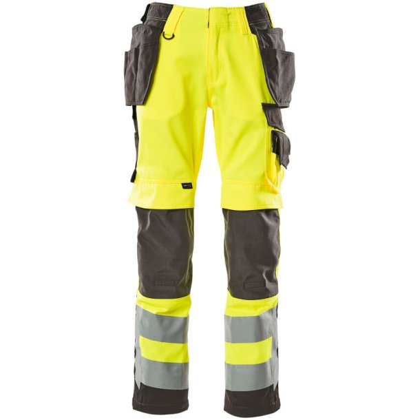 MASCOT Bukser med hngelommer Hi-Vis Gul/Mrk Antracit 15531-860-1718