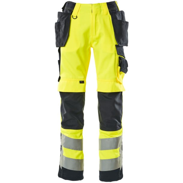 MASCOT Bukser med hngelommer Hi-Vis Gul/Mrk Marine 15531-860-17010