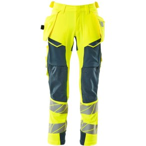 MASCOT® Bukser med hngelommer Hi-Vis Gul/Mrk Petroleum 19031-711-1744