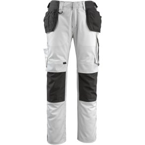 MASCOT® Bukser med hngelommer Hvid/Mrk Antracit 14031-203-0618