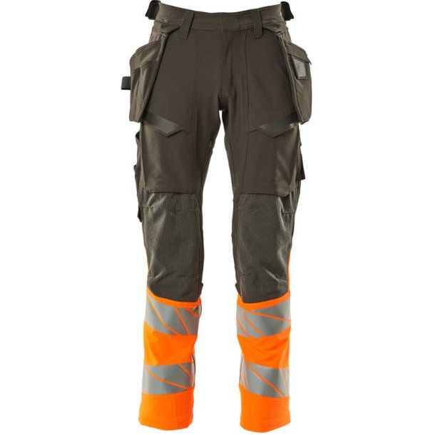 MASCOT Bukser med hngelommer Mrk Antracit/Hi-Vis Orange 19131-711-1814