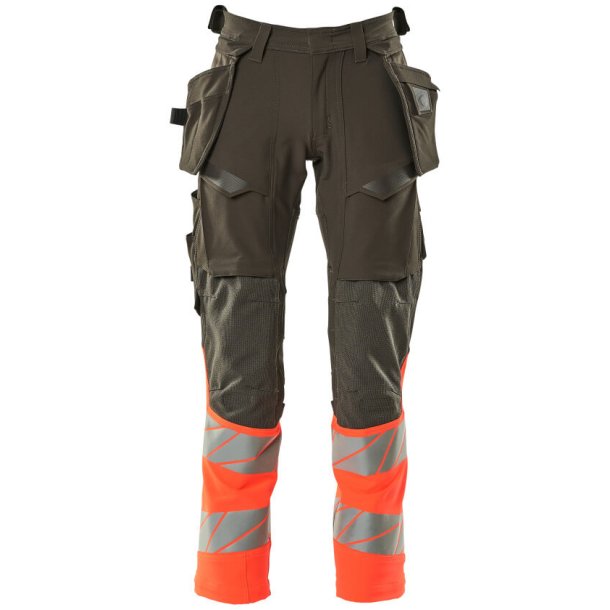 MASCOT Bukser med hngelommer Mrk Antracit/Hi-Vis Rd 19131-711-18222