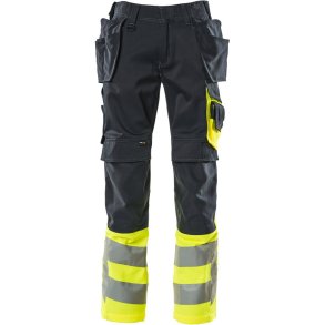 MASCOT® Bukser med hngelommer Mrk Marine/Hi-Vis Gul 17531-860-01017