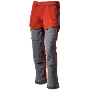 MASCOT® Bukser med knlommer Efterrsrd/Stengr 22279-605-2489