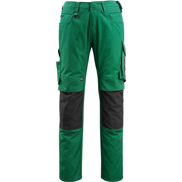 MASCOT&reg; Bukser med knlommer Grn/Sort 12679-442-0309