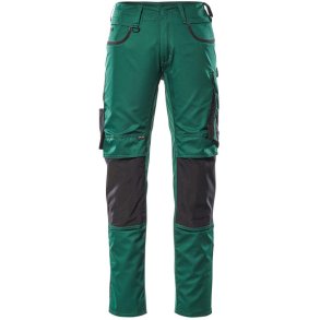 MASCOT® Bukser med knlommer Grn/Sort 13079-230-0309