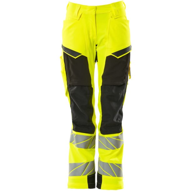 MASCOT&reg; Bukser med knlommer Hi-Vis Gul/Sort 19078-511-1709
