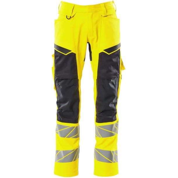 MASCOT� Bukser med kn�lommer Hi-Vis Gul/Sort 19579-236-1709