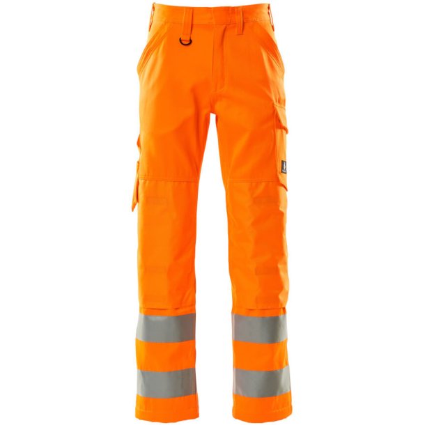 MASCOT Bukser med knlommer Hi-Vis Orange 16879-860-14