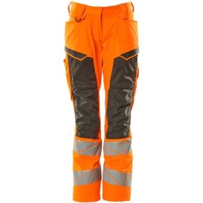 MASCOT® Bukser med knlommer Hi-Vis Orange/Mrk Antracit 19578-236-1418