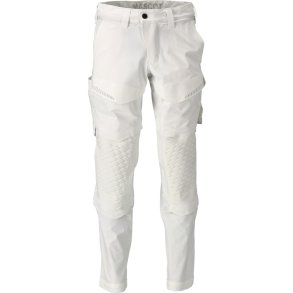 MASCOT® Bukser med knlommer Hvid 22079-605-06