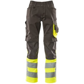 MASCOT® Bukser med knlommer Mrk Antracit/Hi-Vis Gul 15679-860-1817