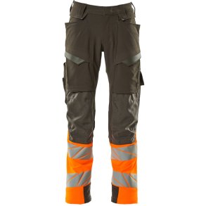 MASCOT® Bukser med knlommer Mrk Antracit/Hi-Vis Orange 19179-511-1814