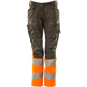 MASCOT® Bukser med knlommer Mrk Antracit/Hi-Vis Orange 19678-236-1814