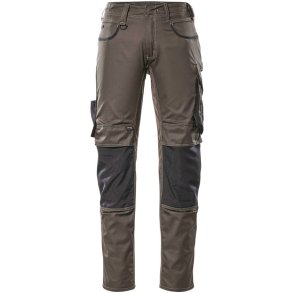 MASCOT® Bukser med knlommer Mrk Antracit/Sort 13079-230-1809